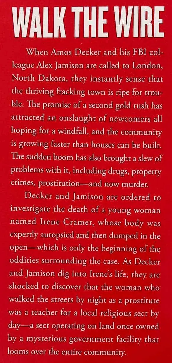 WALK THE WIRE - David Baldacci