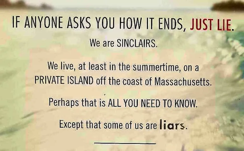 WE WERE LIARS - E. Lockhart