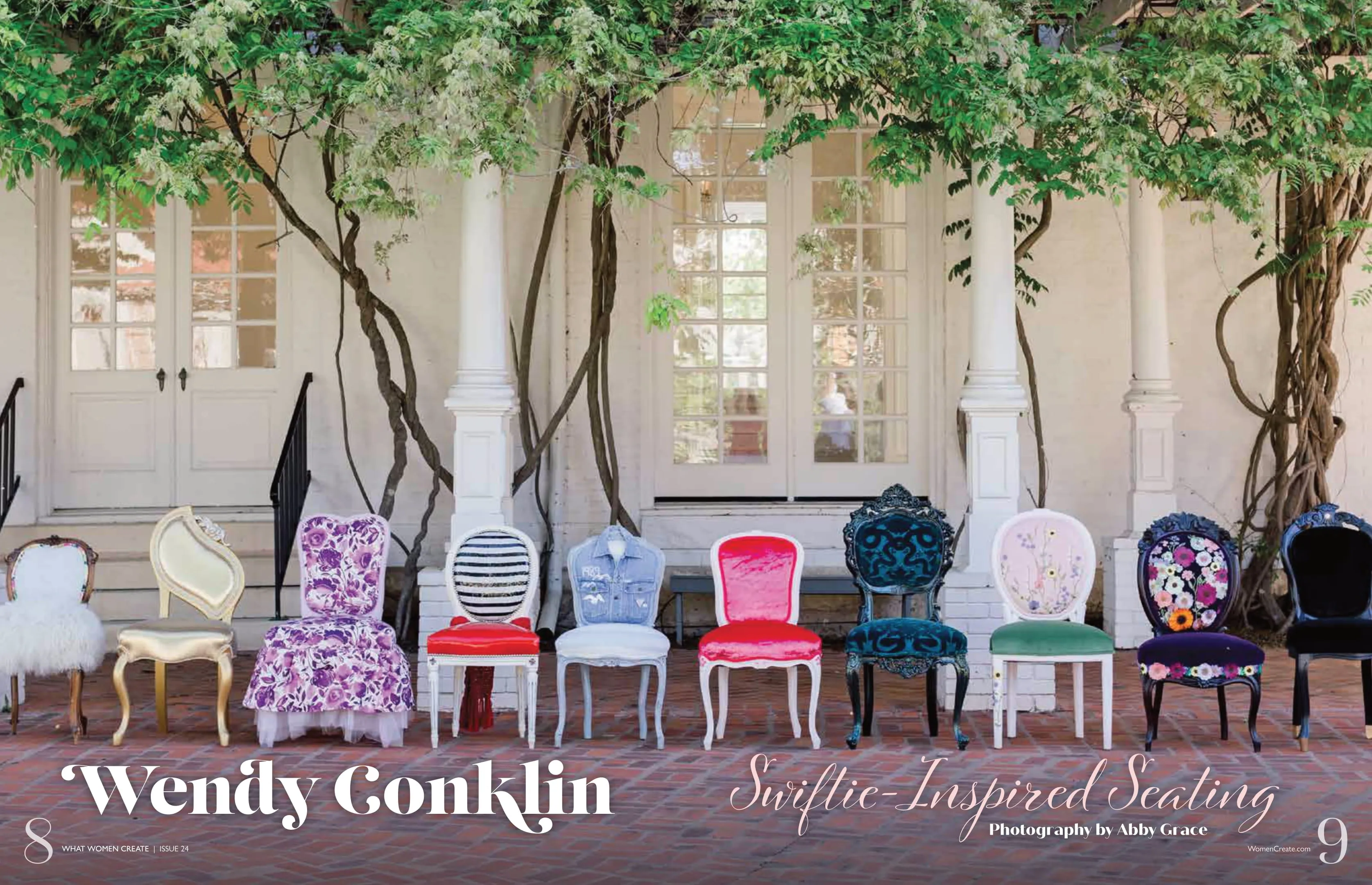 What Women Create - Fall 2024: Swiftie-Inspired Seating, Photography & Stories From Wendy Conklin, Amanda Banham, Deb Chaney, Bonnie Glass & Women Artisans Of Central Asia Told By Lesli Robertson