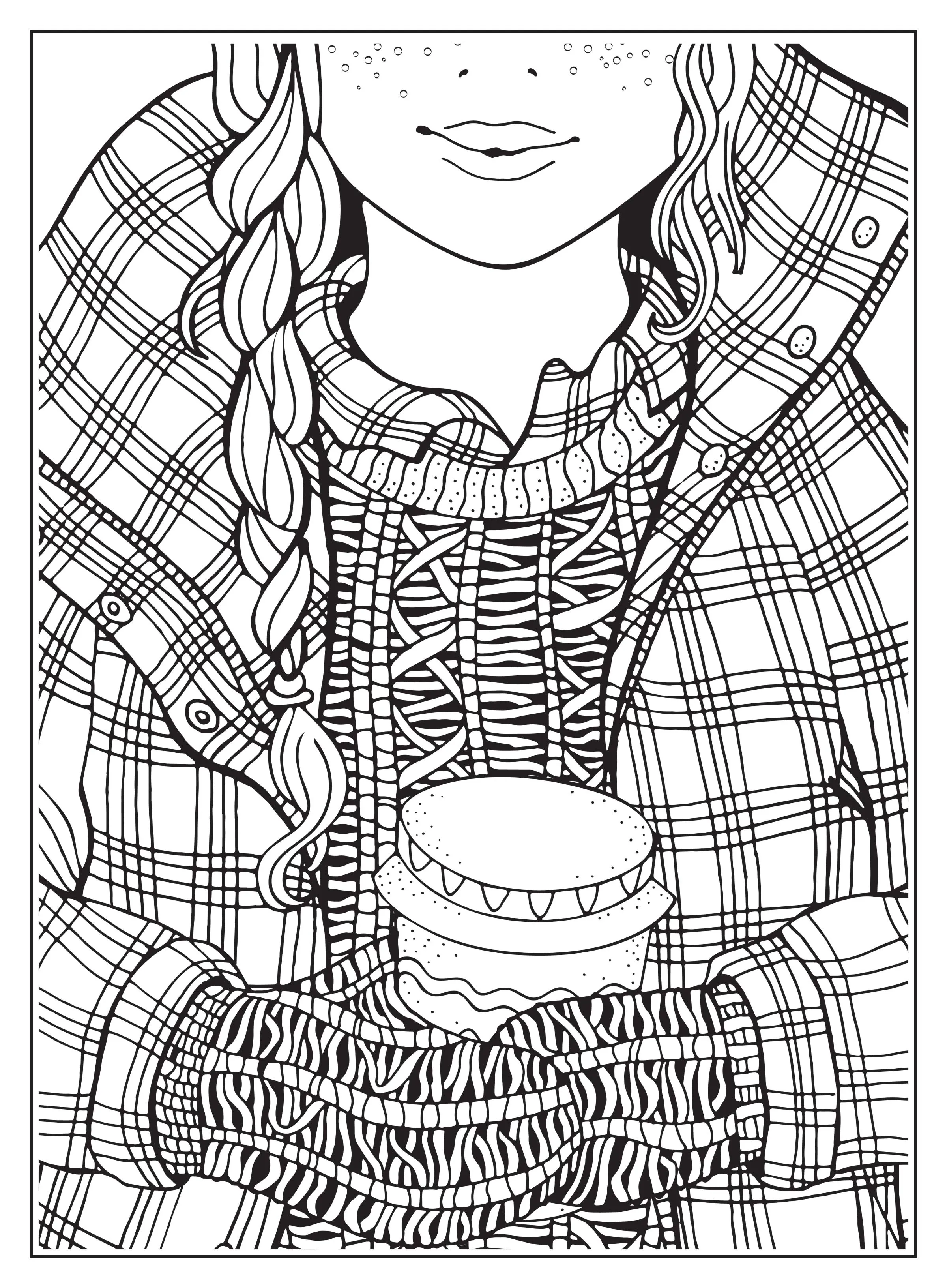 Winter Coloring - Coloring Book: 32 Designs, Snowflakes, Mittens, Arctic Animals, Snowmen, Winter Villages, Ice Skating, Reindeers, Wreaths, Hot Cocoa, Skiing, Facts, All Ages, Creativity & De-Stress!