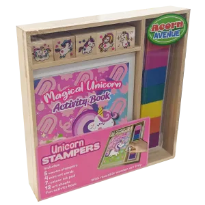 Wooden Stamper Sets: Magical Unicorns