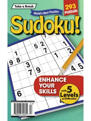 World's Best Puzzle - Sudoku 25.05.09: Large Print, 293 Puzzles, 5 Levels Of Difficulty, Enhance Your Skills & More!