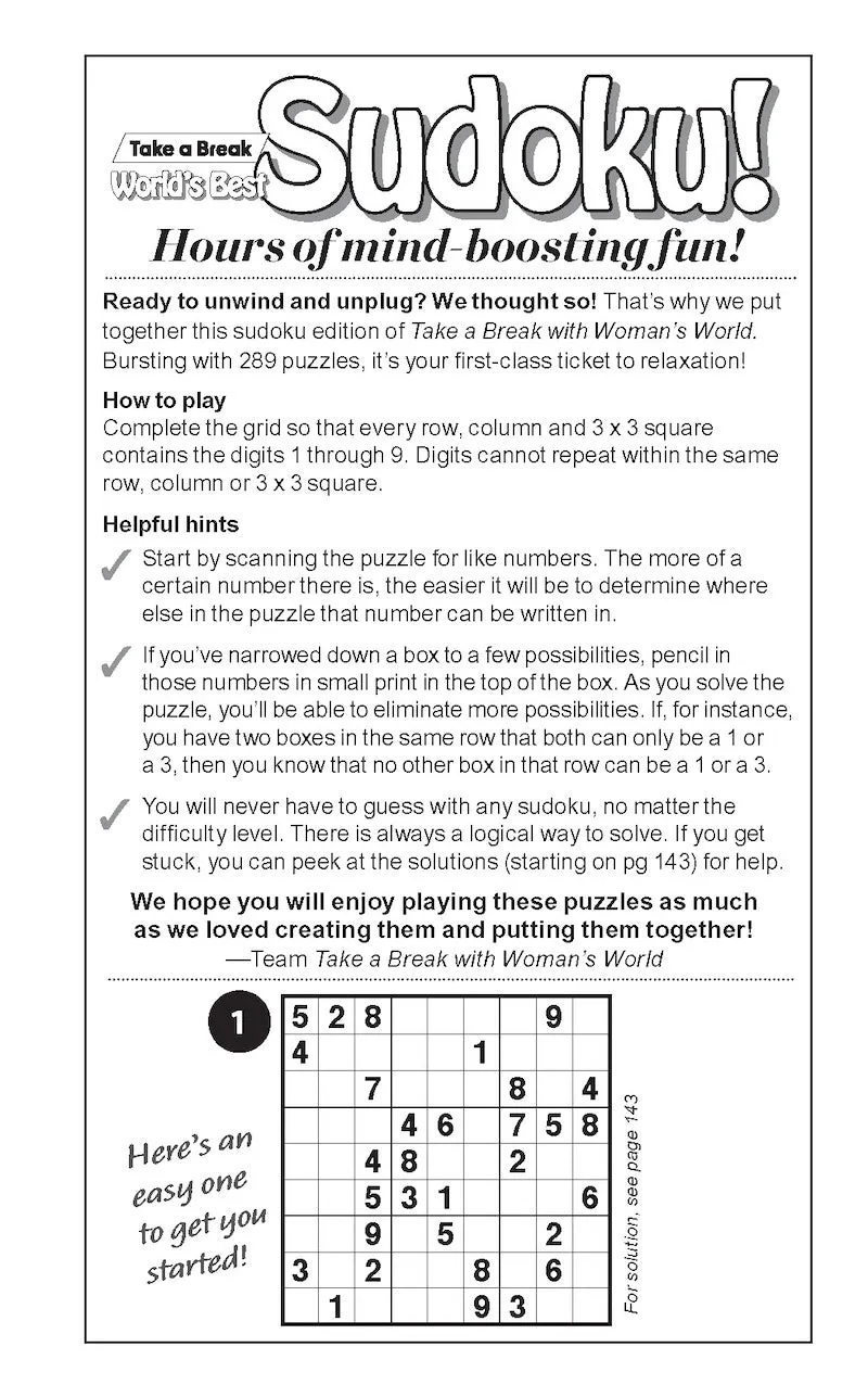 World's Best Sudoku - Vol. 5 Issue 10: 293 Puzzles, 5 Levels Of Difficulty, Spring-Themed Fun, Helpful Hints, Brain Challenges, All Ages, Unwind, De-Stress, Relax, Unplug, Self-Care, Calming & Solve!