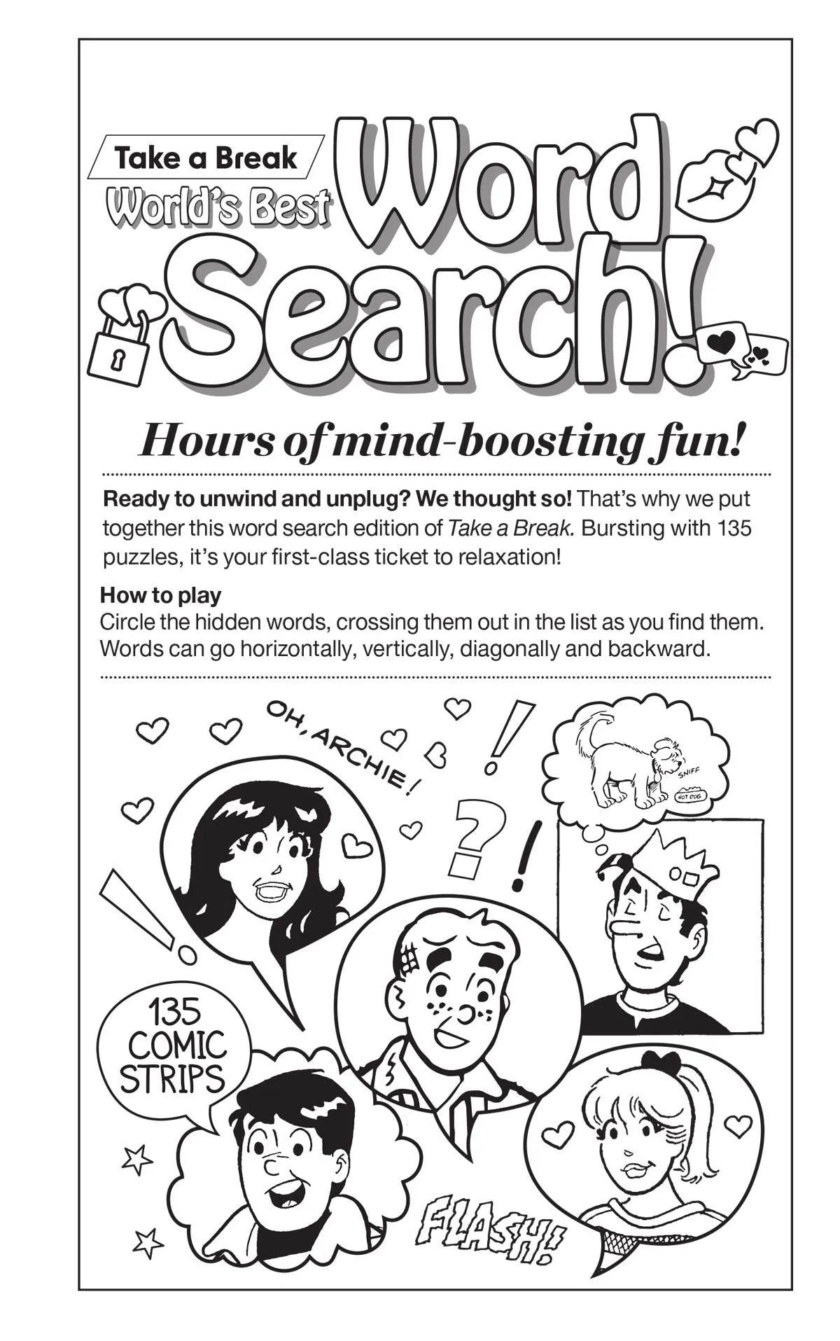 Worlds Best - Word Search 25.01.08: Archie Valentines Day Edition, Packed With Over 144 Puzzles Starring Archie and his Friends, The Perfect Way To Unwind, Sharpen Your Brain, Relax, Unplug & More